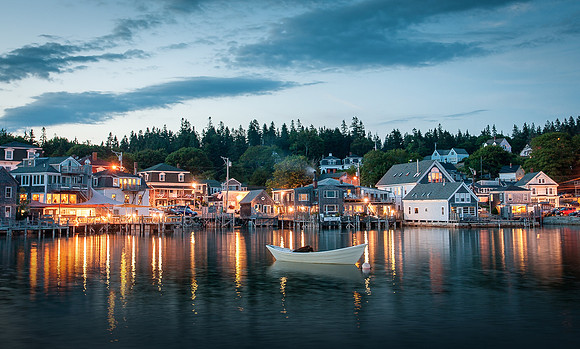 Stonington Harbor, evening